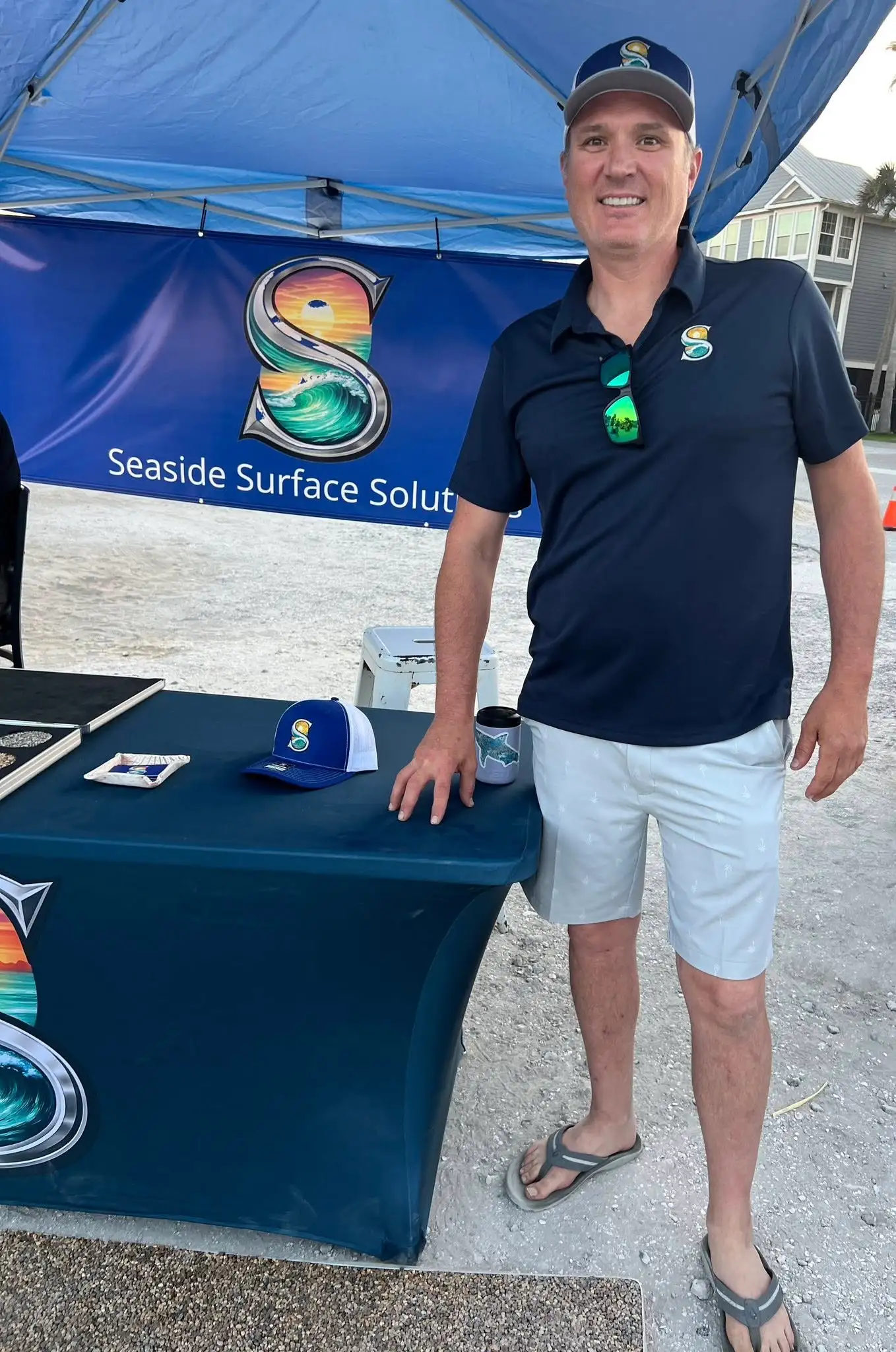 Justin tew founder of seaside surface solutions